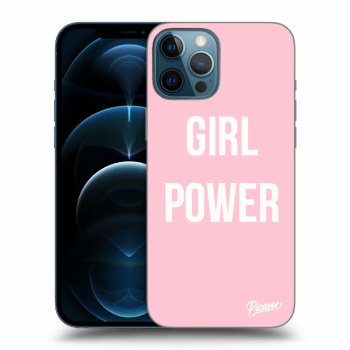Picasee silikonska prozirna maskica za Apple iPhone 12 Pro Max - Girl power