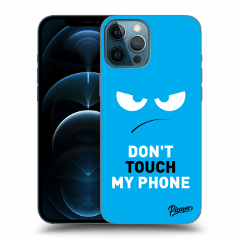 Maskica za Apple iPhone 12 Pro Max - Angry Eyes - Blue