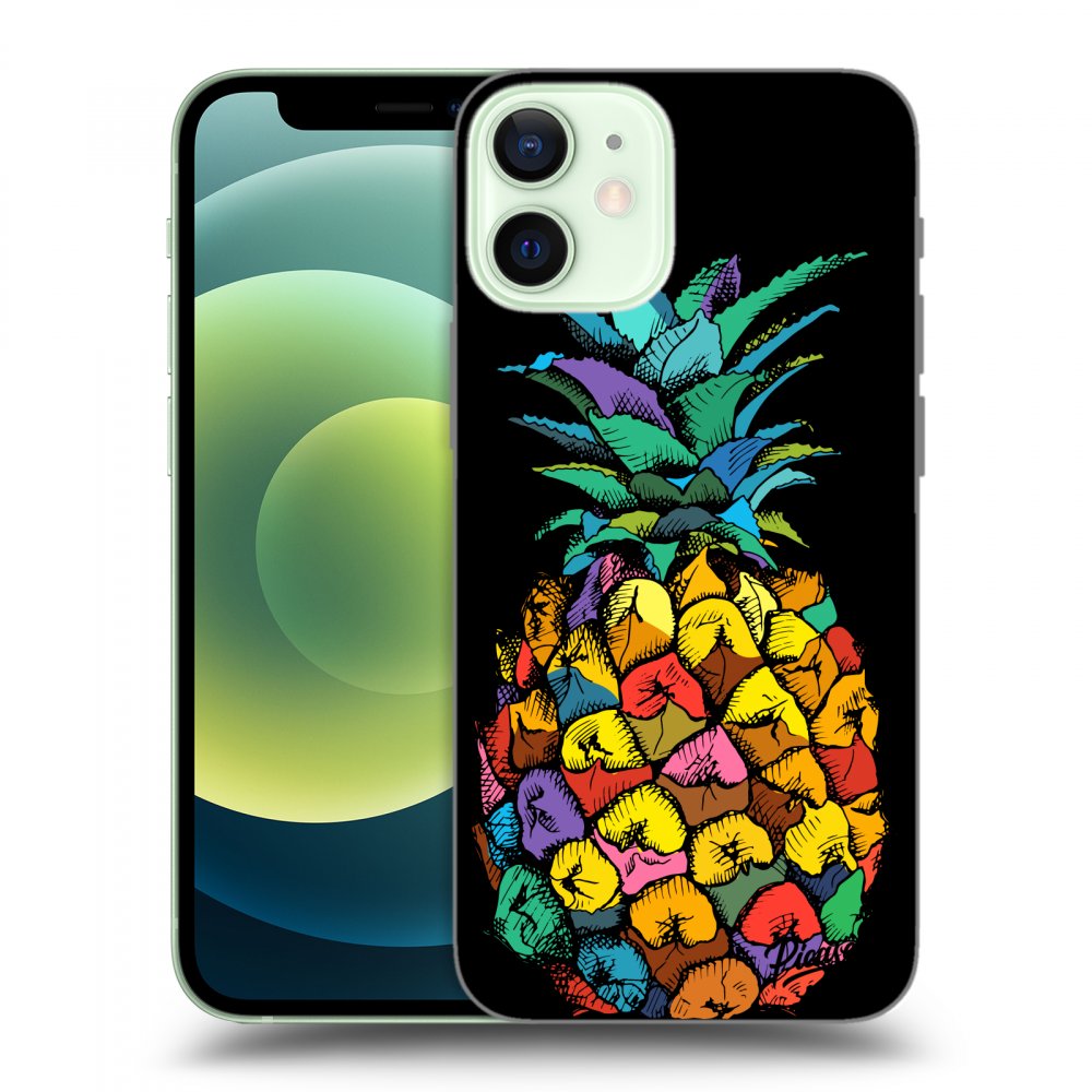 Picasee ULTIMATE CASE MagSafe za Apple iPhone 12 mini - Pineapple
