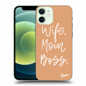 Picasee ULTIMATE CASE MagSafe za Apple iPhone 12 mini - Boss Mama