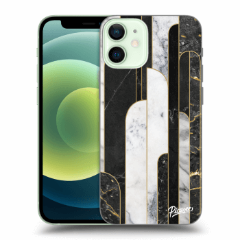 Maskica za Apple iPhone 12 mini - Black & White tile