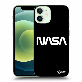 Picasee crna silikonska maskica za Apple iPhone 12 mini - NASA Basic