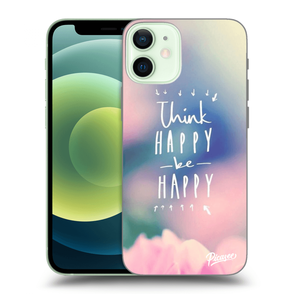 Picasee ULTIMATE CASE MagSafe za Apple iPhone 12 mini - Think happy be happy