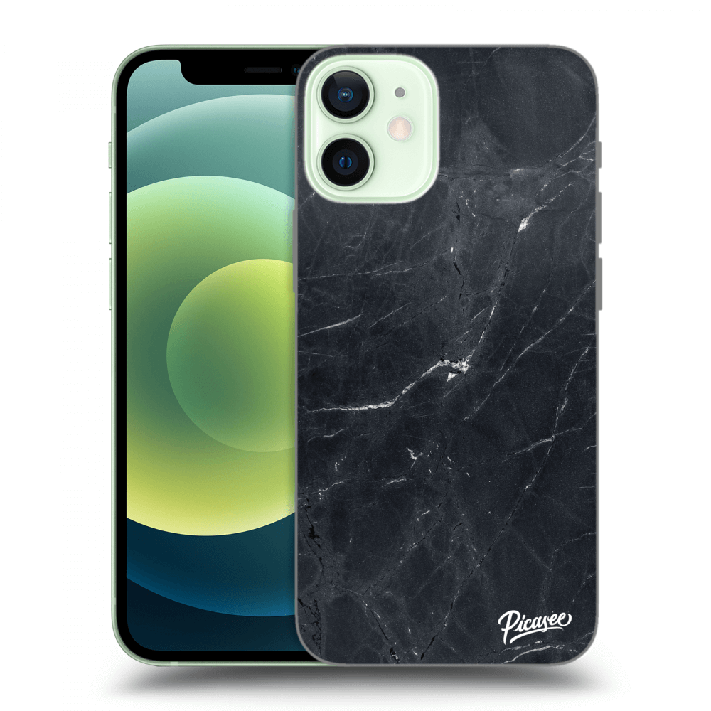 Picasee ULTIMATE CASE za Apple iPhone 12 mini - Black marble