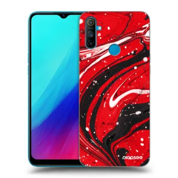 Maskica za Realme C3 - Red black