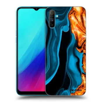 Maskica za Realme C3 - Gold blue