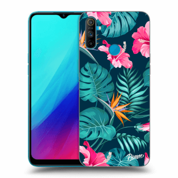 Maskica za Realme C3 - Pink Monstera