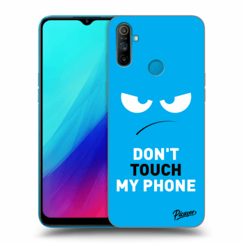 Maskica za Realme C3 - Angry Eyes - Blue