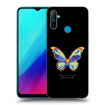 Maskica za Realme C3 - Diamanty Black