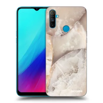Maskica za Realme C3 - Cream marble