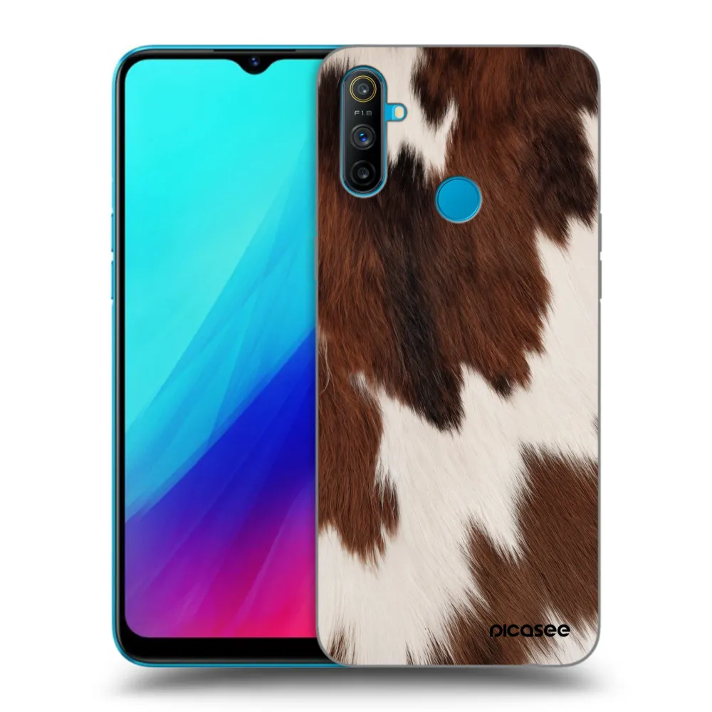 Picasee crna silikonska maskica za Realme C3 - Rustica