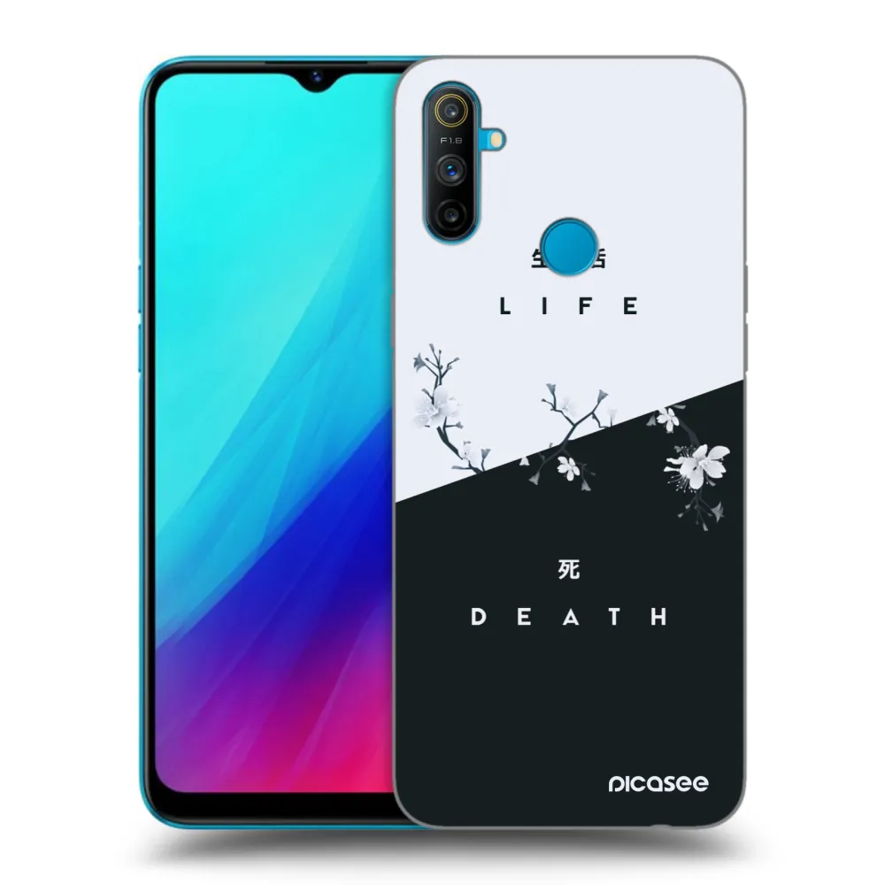 Picasee crna silikonska maskica za Realme C3 - Life - Death