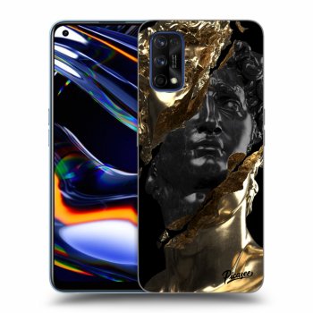 Maskica za Realme 7 Pro - Gold - Black