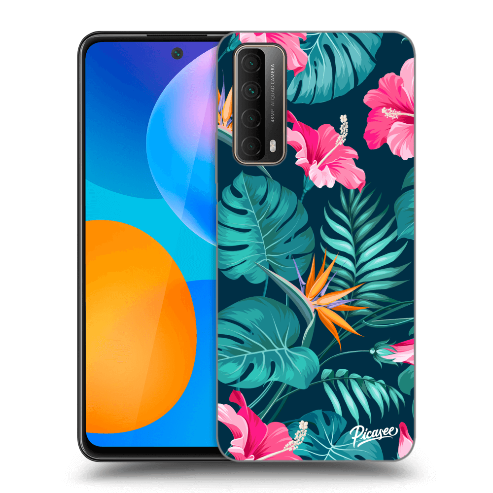 Picasee ULTIMATE CASE za Huawei P Smart 2021 - Pink Monstera