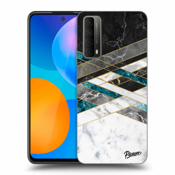 Maskica za Huawei P Smart 2021 - Black & White geometry