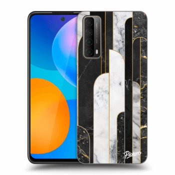 Maskica za Huawei P Smart 2021 - Black & White tile