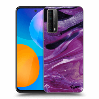 Maskica za Huawei P Smart 2021 - Purple glitter