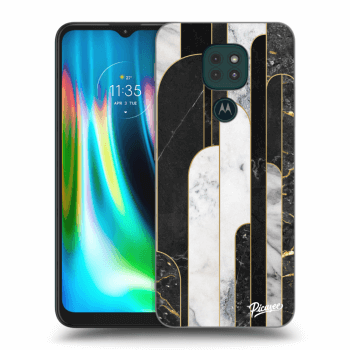 Maskica za Motorola Moto G9 Play - Black & White tile