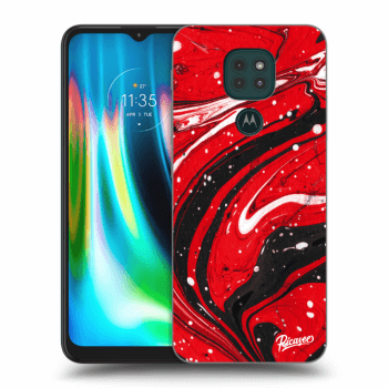 Maskica za Motorola Moto G9 Play - Red black