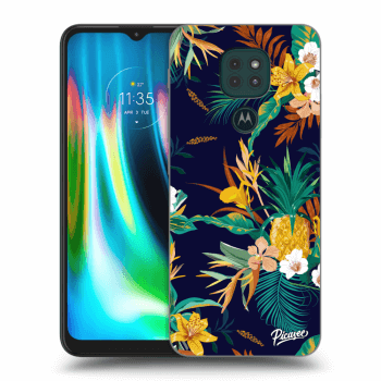 Picasee silikonska prozirna maskica za Motorola Moto G9 Play - Pineapple Color