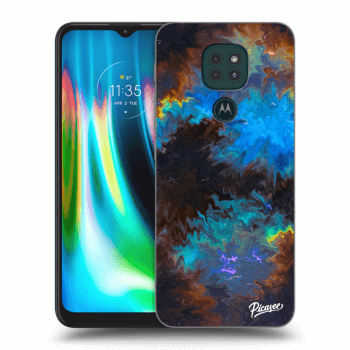 Picasee silikonska prozirna maskica za Motorola Moto G9 Play - Space