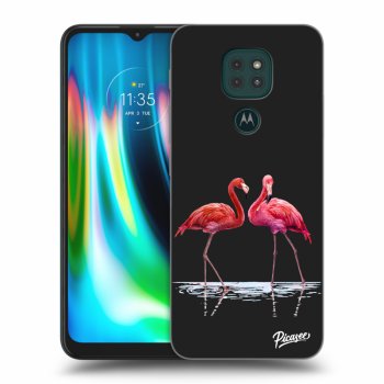 Maskica za Motorola Moto G9 Play - Flamingos couple