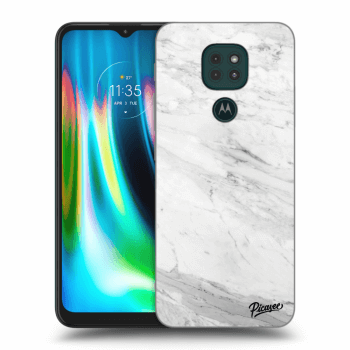 Maskica za Motorola Moto G9 Play - White marble