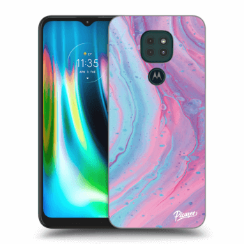 Maskica za Motorola Moto G9 Play - Pink liquid