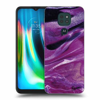 Maskica za Motorola Moto G9 Play - Purple glitter