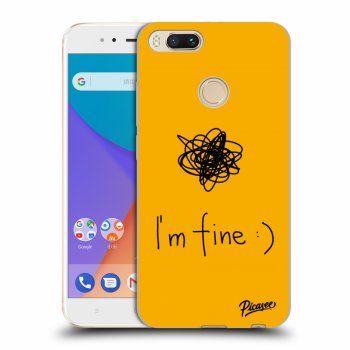 Picasee silikonska prozirna maskica za Xiaomi Mi A1 Global - I am fine