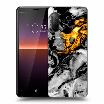 Maskica za Sony Xperia 10 II - Black Gold 2