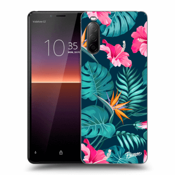 Maskica za Sony Xperia 10 II - Pink Monstera