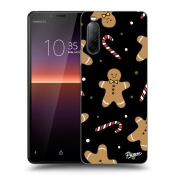 Picasee crna silikonska maskica za Sony Xperia 10 II - Gingerbread