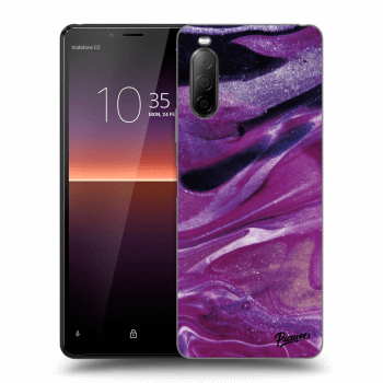 Maskica za Sony Xperia 10 II - Purple glitter