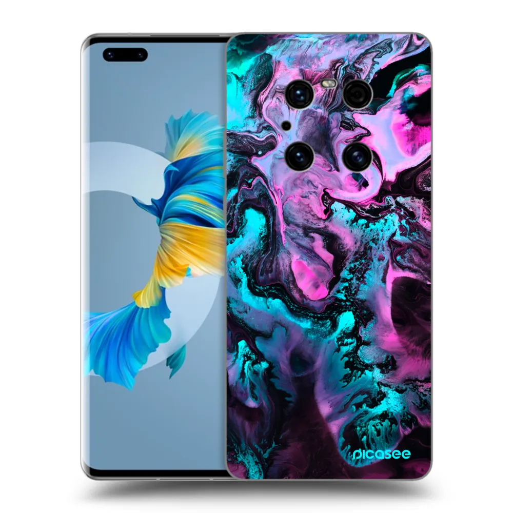 Picasee crna silikonska maskica za Huawei Mate 40 Pro - Lean