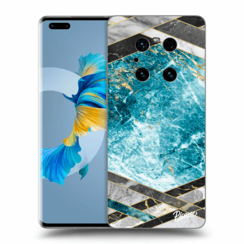 Maskica za Huawei Mate 40 Pro - Blue geometry