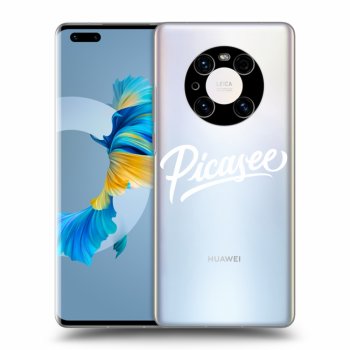 Picasee silikonska prozirna maskica za Huawei Mate 40 Pro - Picasee - White