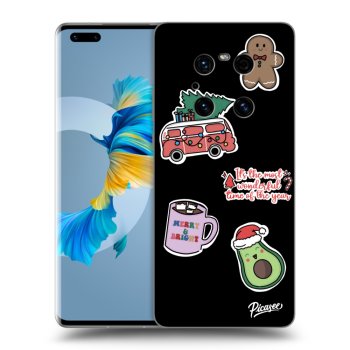 Maskica za Huawei Mate 40 Pro - Christmas Stickers