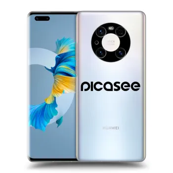 Picasee silikonska prozirna maskica za Huawei Mate 40 Pro - Picasee - new logo - black