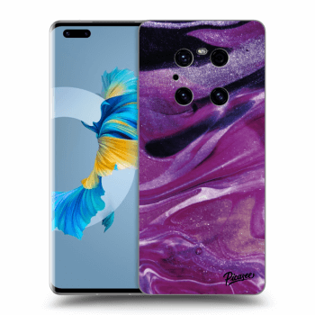 Maskica za Huawei Mate 40 Pro - Purple glitter