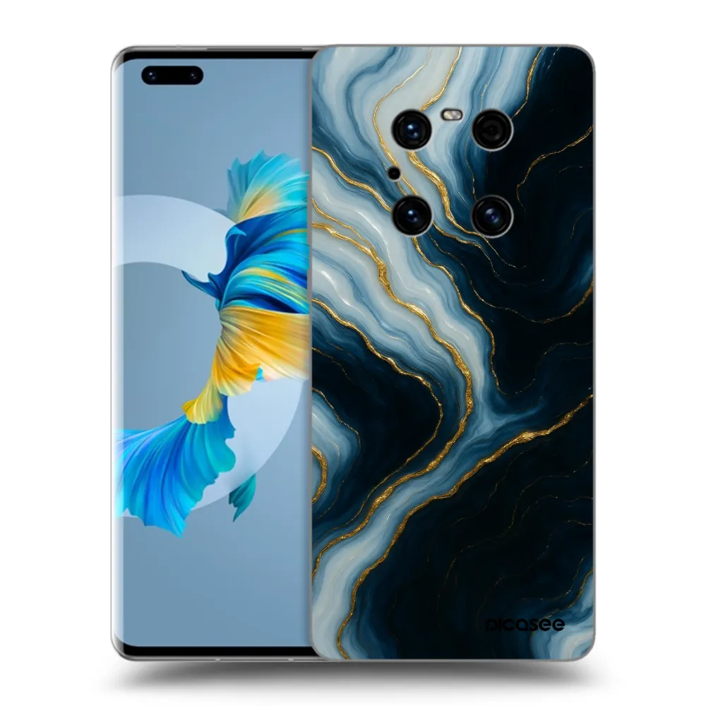 Picasee crna silikonska maskica za Huawei Mate 40 Pro - Luna