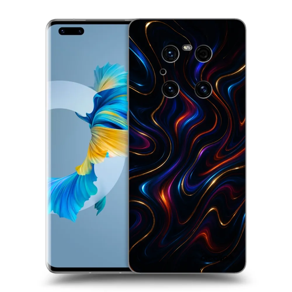 Picasee crna silikonska maskica za Huawei Mate 40 Pro - Noir