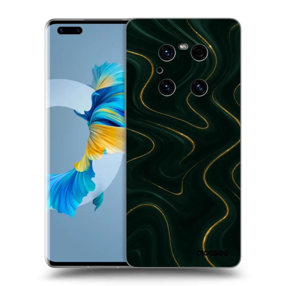Picasee crna silikonska maskica za Huawei Mate 40 Pro - Vawes