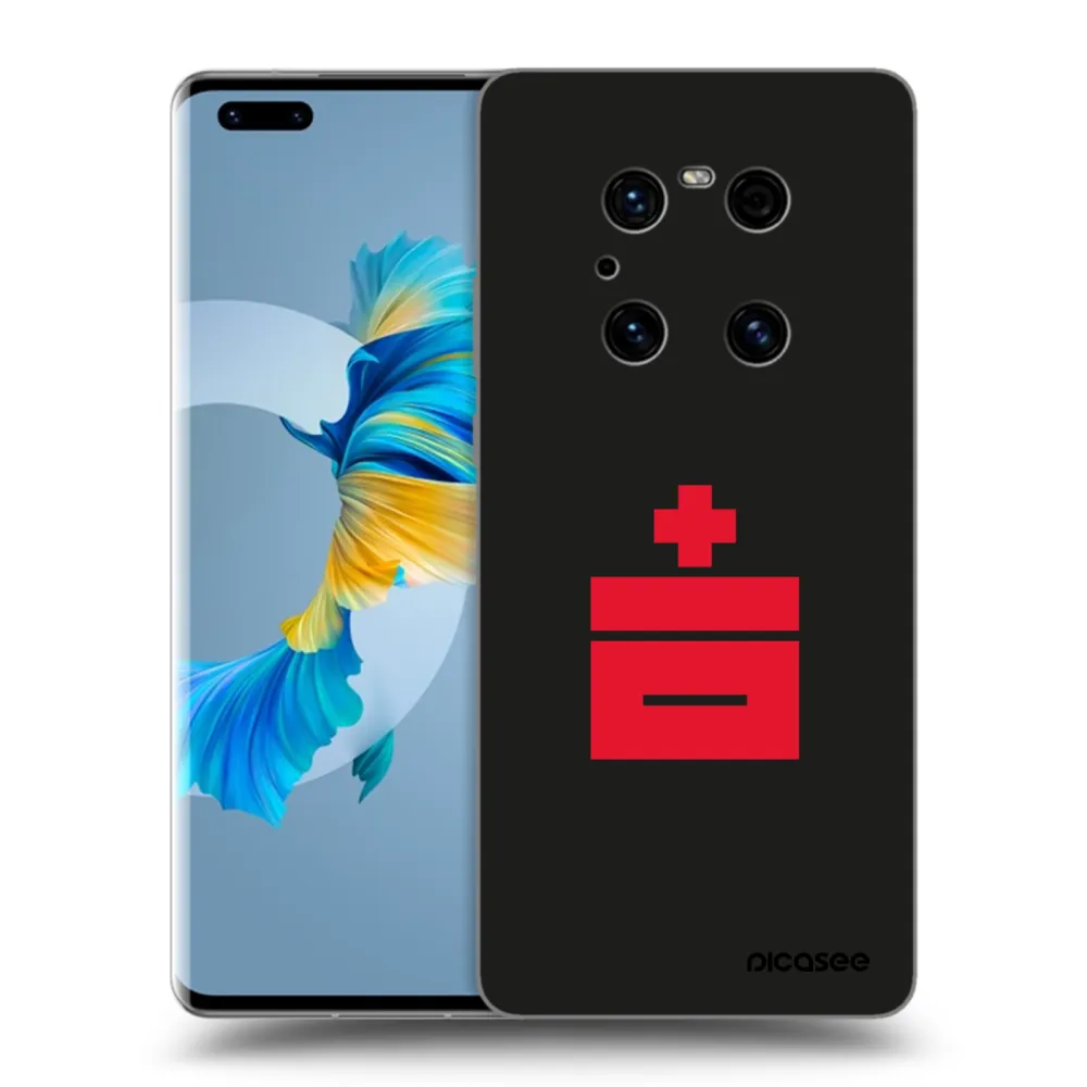Picasee crna silikonska maskica za Huawei Mate 40 Pro - Le Plastenciaga