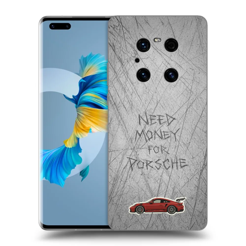 Picasee crna silikonska maskica za Huawei Mate 40 Pro - Garage Scratch