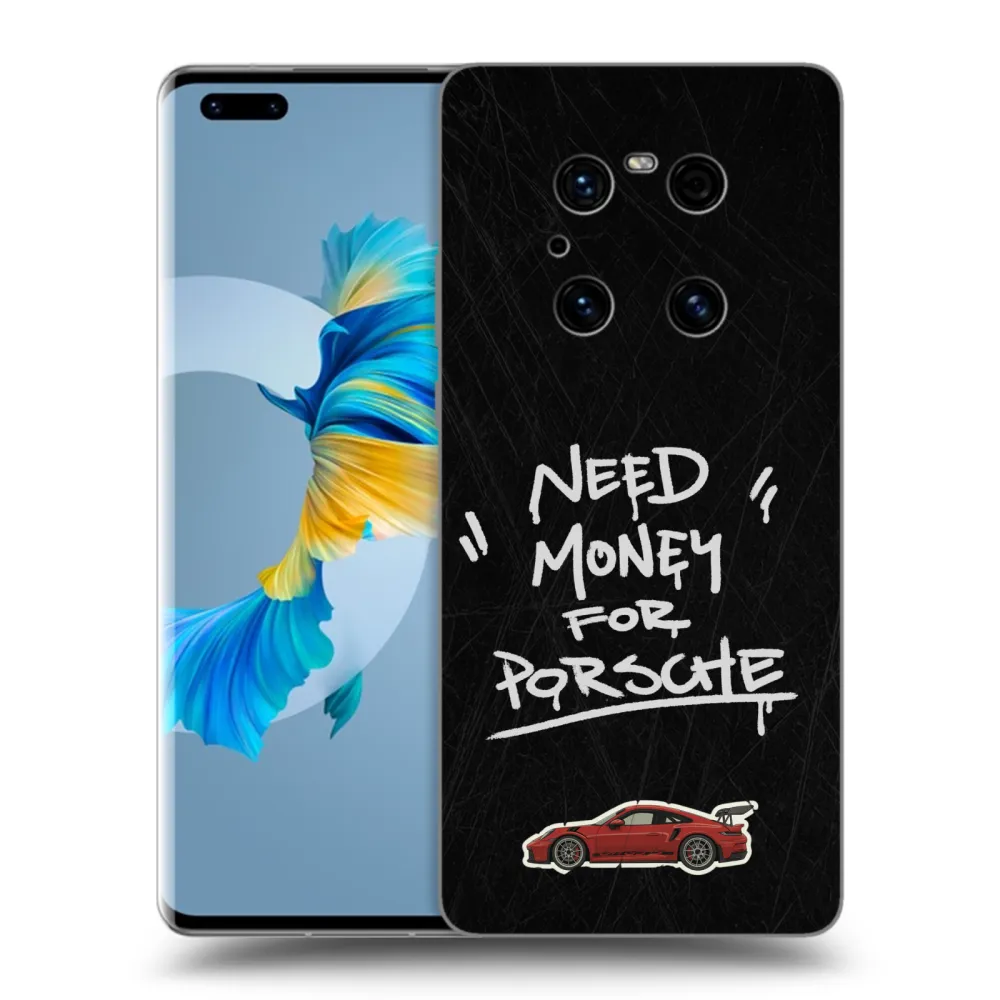 Picasee crna silikonska maskica za Huawei Mate 40 Pro - Dark Racer