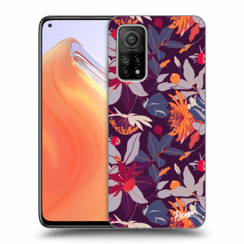 Maskica za Xiaomi Mi 10T - Purple Leaf