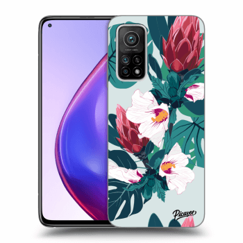 Picasee crna silikonska maskica za Xiaomi Mi 10T Pro - Rhododendron