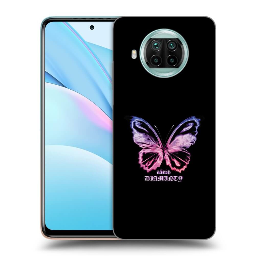 Picasee crna silikonska maskica za Xiaomi Mi 10T Lite - Diamanty Purple