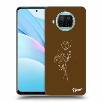 Maskica za Xiaomi Mi 10T Lite - Brown flowers